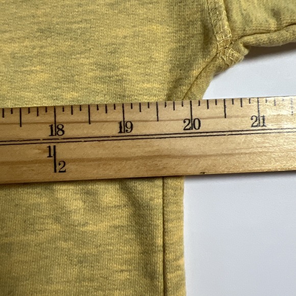 Soft Surroundings Hoodie Womens Size PS Soho Tunic Heathered Yellow Pocket Knit - Picture 5 of 8